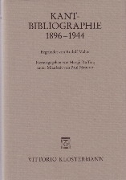 P. Natterer: Kant-Bibliographie 1896-1944 [Klostermann]